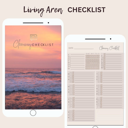 Cleaning Checklist for Living Area